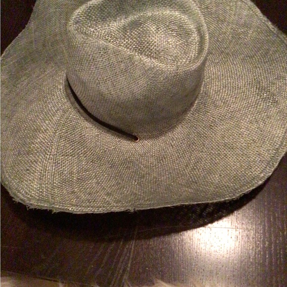 Final🔥🔥SLE Rare Wyeth blue green marine oversized straw hat - Picture 4 of 6